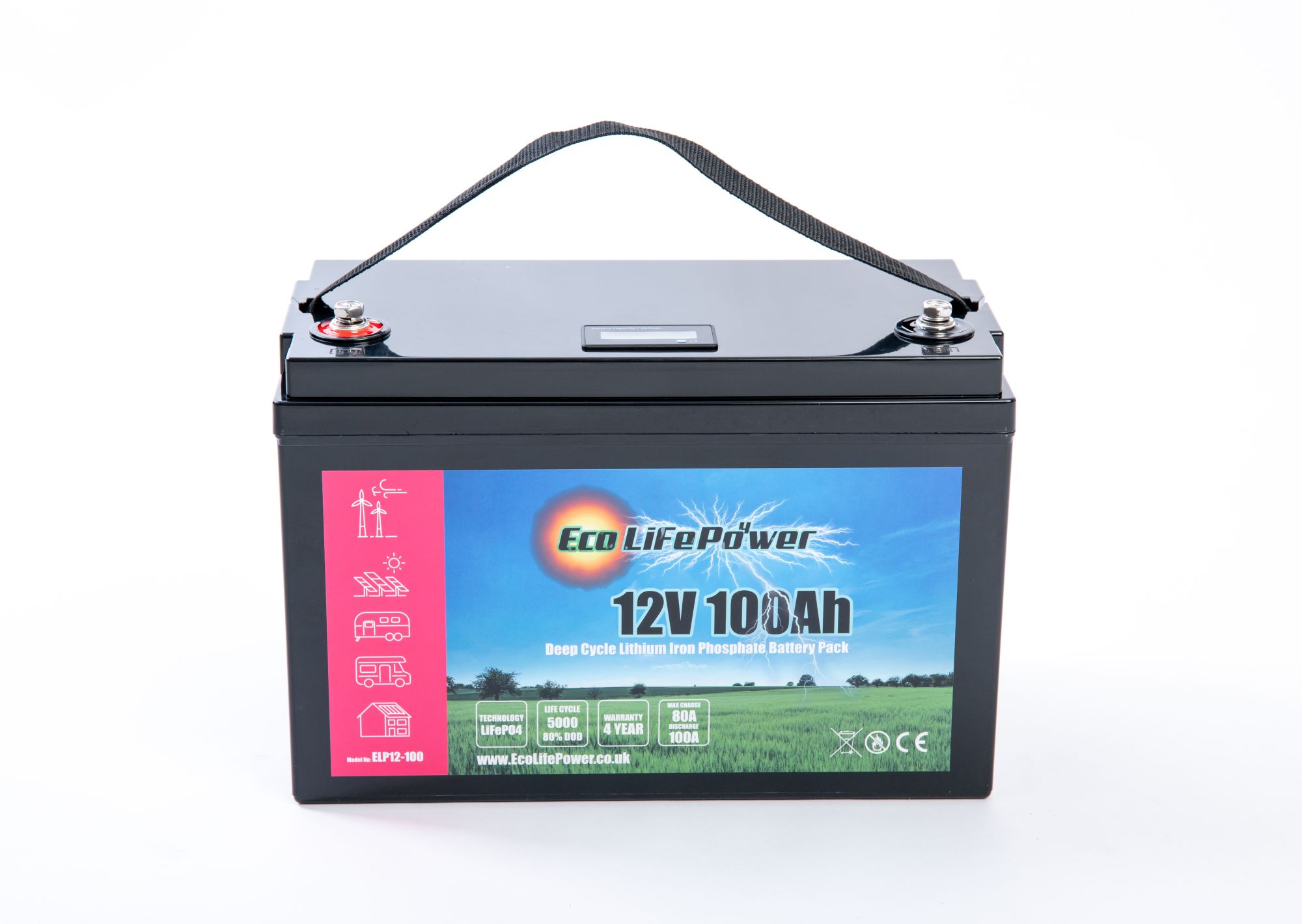 100Ah 12V (12.8V) LiFePO4 Lithium Battery – ELP Energy Ltd